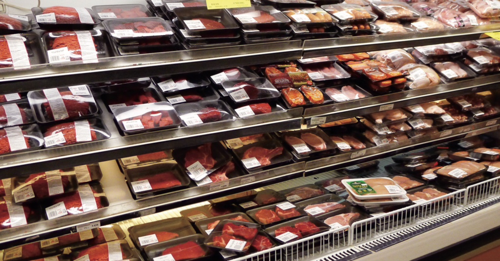 Self-Service meat case