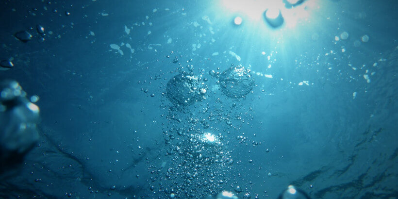 water with bubbles