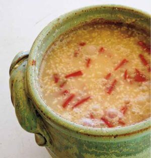 rice beer in cup